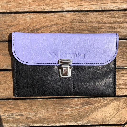 CAOMKA Flat Coin Purse Natural BioCuir® Leather Exclusive Piece No. 9225