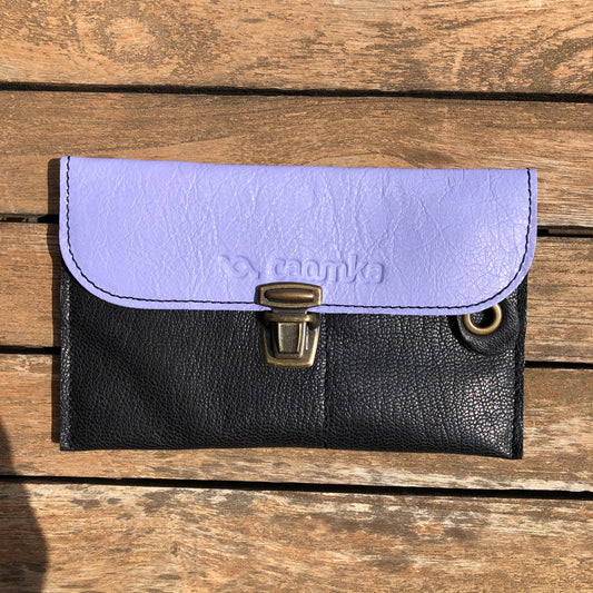 CAOMKA Flat Coin Purse Natural BioCuir® Leather Exclusive Piece No. 9233