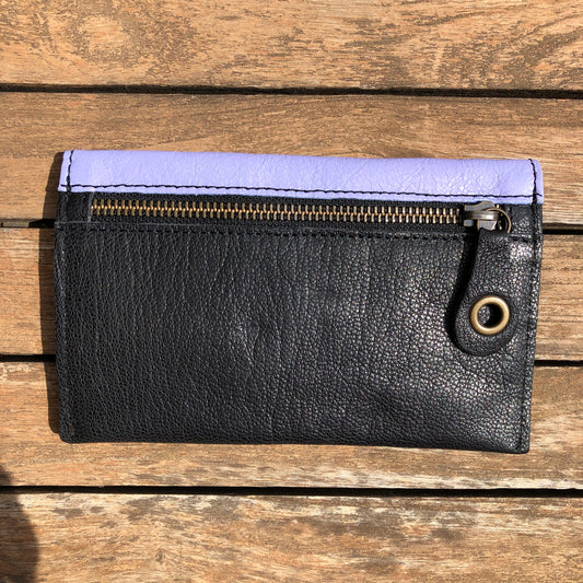 CAOMKA Flat Coin Purse Natural BioCuir® Leather Exclusive Piece No. 9233