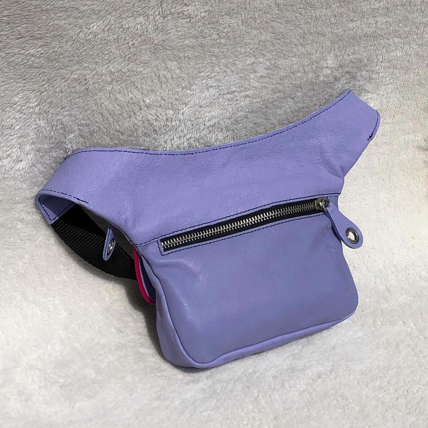 Mini Special Lavanda MANDALAS & Silver · Piel natural BioCuir® Pieza Única Núm. 9264