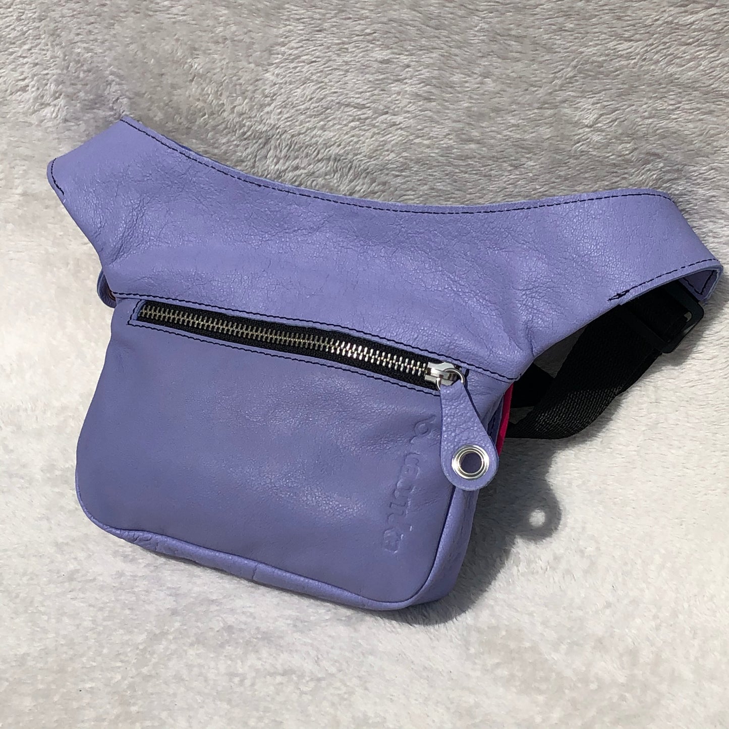 Mini Special Lavanda MANDALAS & Silver · Piel natural BioCuir® Pieza Única Núm. 9264