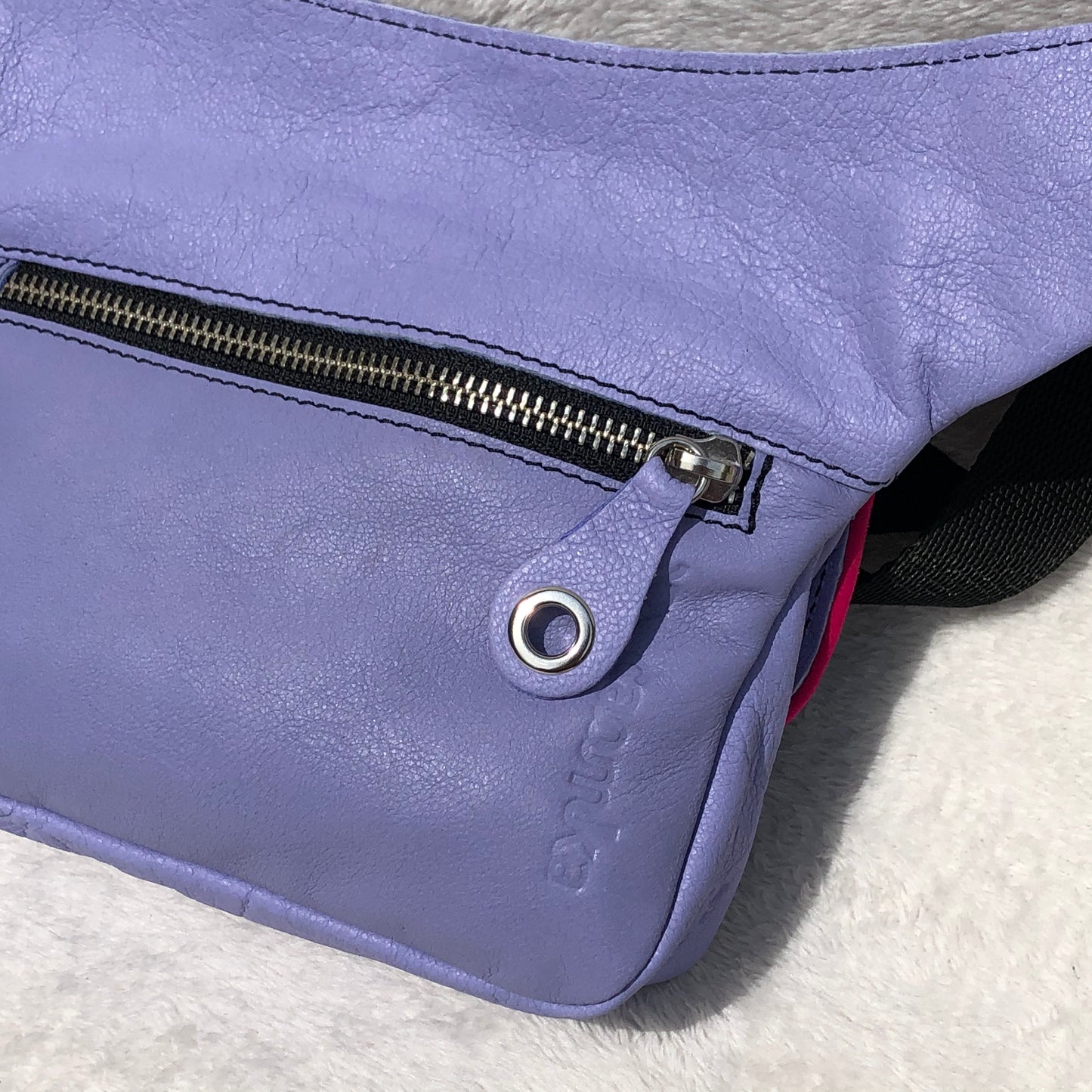 Mini Special Lavanda MANDALAS & Silver · Piel natural BioCuir® Pieza Única Núm. 9264