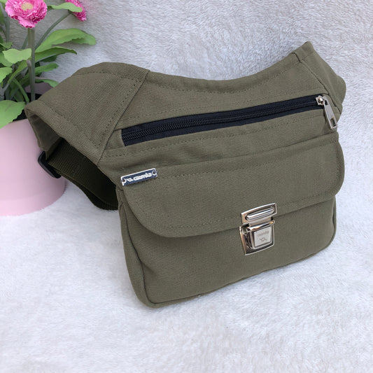 Classic Green Kaki &amp; Silver Exclusive Piece No. 9288