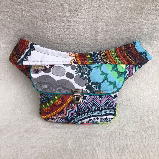 Mini Summer Mandalas · Tela resinada anti-manchas. Pieza Única Núm. 9327