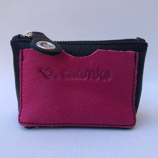 CAOMKA Wink Wallet Natural BioCuir® Leather Exclusive Piece No. 9413