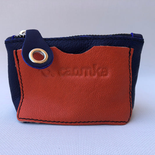 CAOMKA Wink Wallet Natural BioCuir® Leather Exclusive Piece No. 9416
