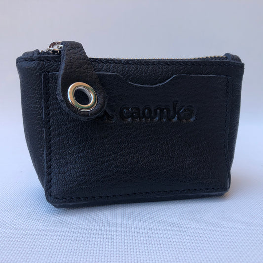 CAOMKA Wink Wallet Natural BioCuir® Leather Exclusive Piece No. 9418