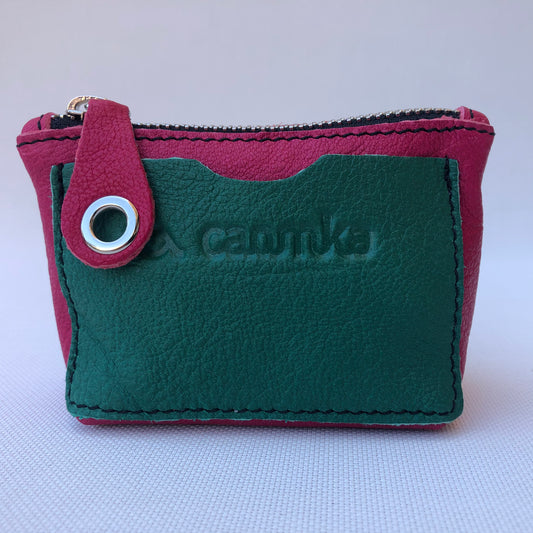 CAOMKA Wink Wallet Natural BioCuir® Leather Exclusive Piece No. 9419