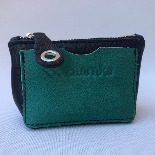 CAOMKA Wink Wallet Natural BioCuir® Leather Exclusive Piece No. 9424