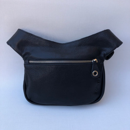 Premium Black &amp; Silver Natural BioCuir® Leather Exclusive Part No. 9461