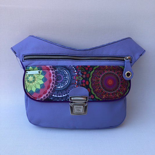 Summer Lavanda & Mandalas · Piel natural BioCuir® · Pieza Única Núm. 9449