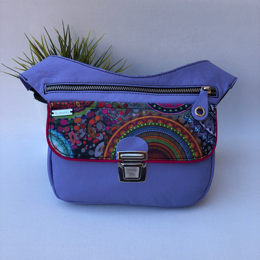 Summer Lavanda & Mandalas · Piel natural BioCuir® · Pieza Única Núm. 9450