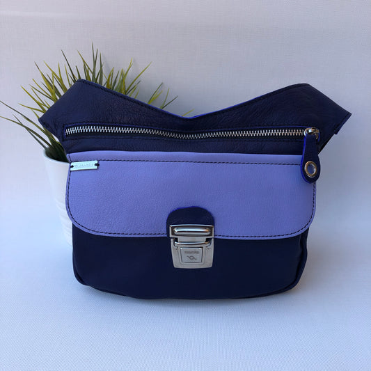 Special Blue-Pruple & Lavanda - Silver · Piel natural BioCuir® · Pieza Exclusiva Núm. 9454