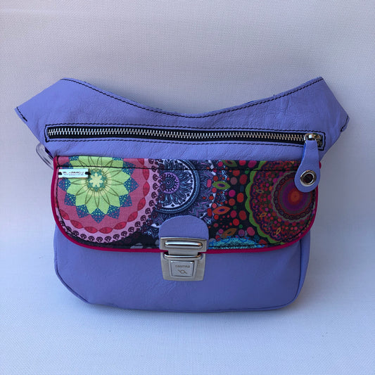 Summer Lavanda & Mandalas · Piel natural BioCuir® · Pieza Única Núm. 9451