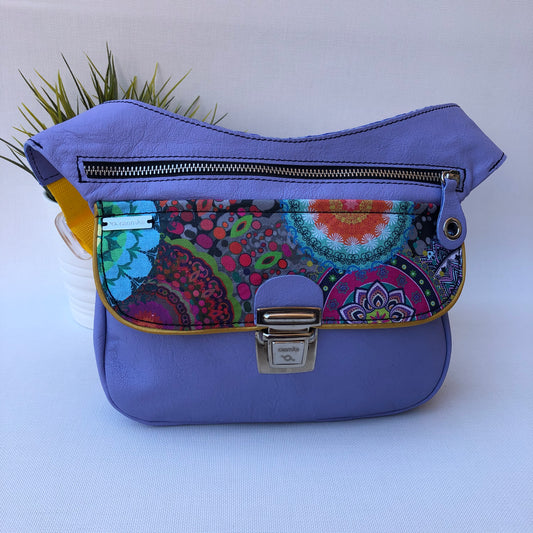 Summer Lavanda & Mandalas · Piel natural BioCuir® · Pieza Única Núm. 9452