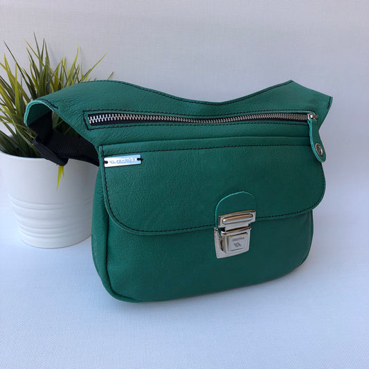 Classic Green & Silver · Piel natural BioCuir® · Pieza Exclusiva Núm. 9446