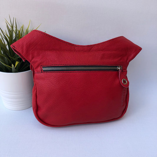 Classic Red &amp; Silver Natural BioCuir® Leather Exclusive Part No. 9453