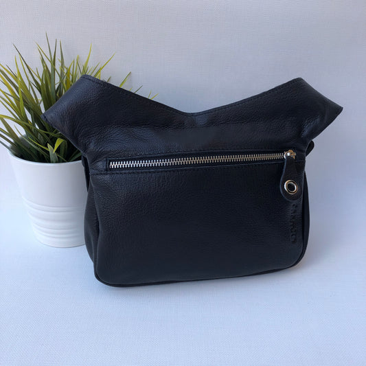 Premium Black Skulls &amp; Silver Natural BioCuir® Leather Exclusive Part No. 9471