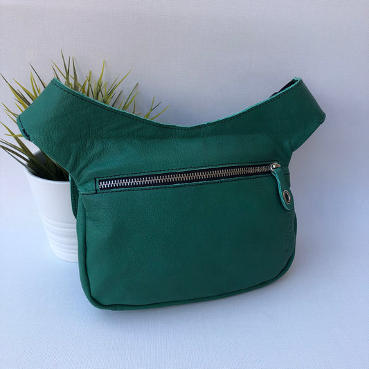 Premium Green Stars &amp; Silver Natural BioCuir® Leather Exclusive Part No. 9460