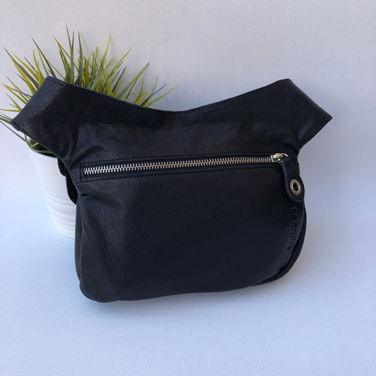 Premium Black Skulls &amp; Silver Natural BioCuir® Leather Exclusive Part No. 9464