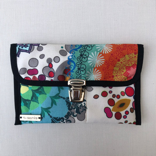 CAOMKA Waterproof Flat Coin Purse Unique Piece No. 9499