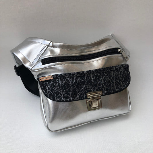 Special Silver Party Vegan Leather Unique Piece No. 9477
