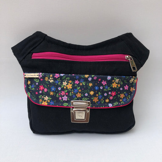 Special Black &amp; Flowers Power Unique Piece No. 9476