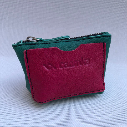 CAOMKA Wink Wallet Natural BioCuir® Leather Exclusive Piece No. 9523