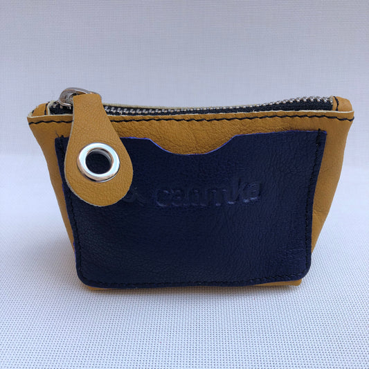 CAOMKA Wink Wallet Natural BioCuir® Leather Exclusive Piece No. 9524