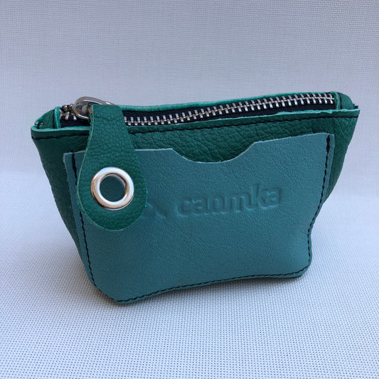 CAOMKA Wink Wallet Natural BioCuir® Leather Exclusive Piece No. 9519