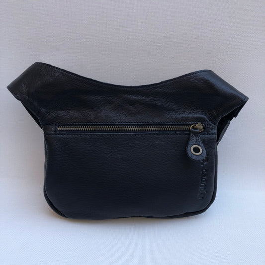 Special Black &amp; Old Gold Natural leather BioCuir® Exclusive Piece No. 9545