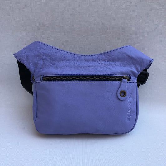 Special Lavender &amp; Turquoise BioCuir® natural leather Exclusive Piece No. 9543