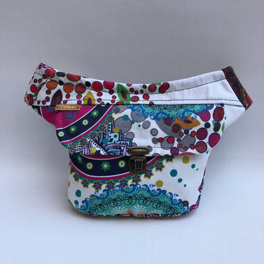 Mini Summer Mandalas · Tela resinada anti-manchas. Pieza Única Núm. 9555