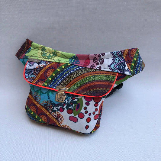 Mini Summer Mandalas · Tela resinada anti-manchas. Pieza Única Núm. 9554