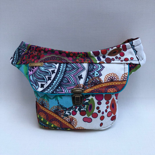 Mini Summer Mandalas · Tela resinada anti-manchas. Pieza Única Núm. 9548