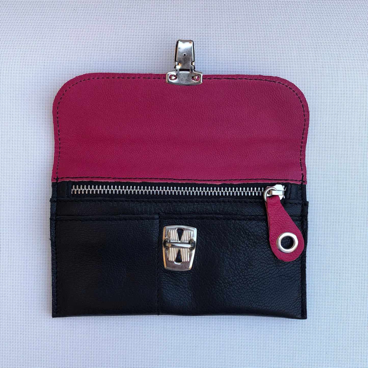 CAOMKA Flat Coin Purse Natural BioCuir® Leather Exclusive Piece No. 9581