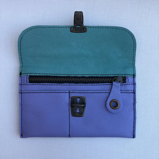 CAOMKA Flat Coin Purse Natural BioCuir® Leather Exclusive Piece No. 9585