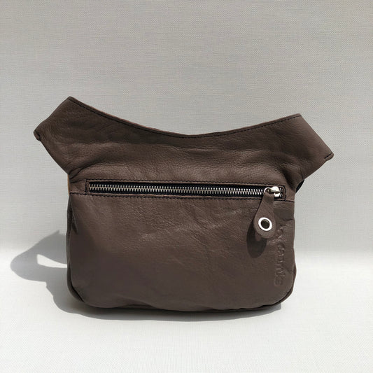 Summer Brown &amp; Mandalas BioCuir® natural leather Unique Piece No. 9669