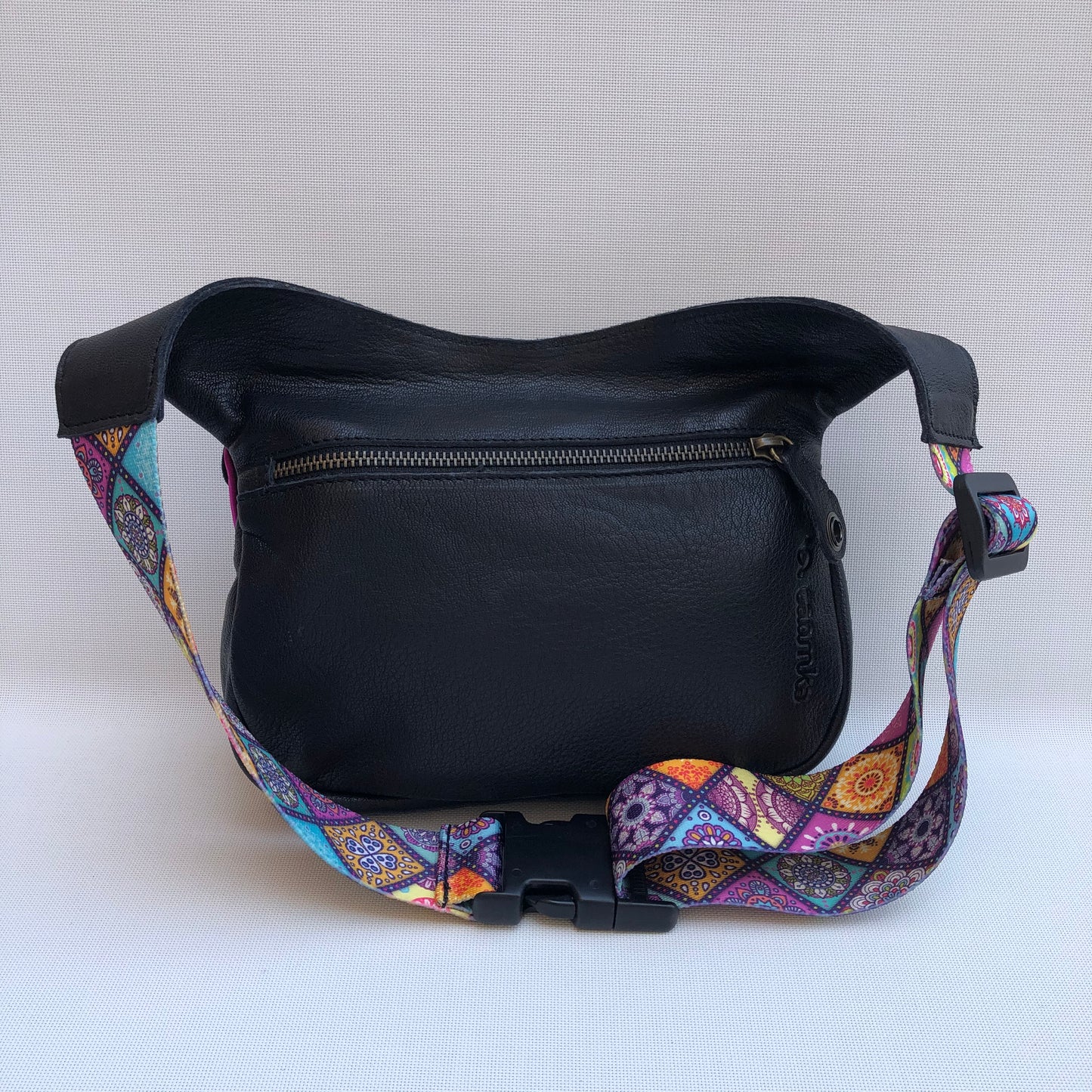 Summer Black & Mandalas · Piel natural BioCuir® · Pieza Única Núm. 9756