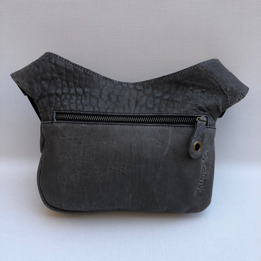 Special Gray &amp; Old Gold BioCuir® natural leather Exclusive Piece No. 9942
