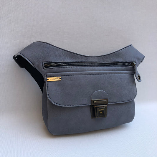 Classic Gray &amp; Old Gold Natural BioCuir® Leather Exclusive Part No. 9762