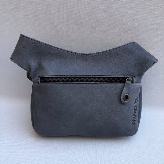 Classic Gray &amp; Old Gold Natural BioCuir® Leather Exclusive Part No. 9762