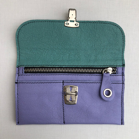 CAOMKA Flat Coin Purse Natural BioCuir® Leather Exclusive Piece No. 9773