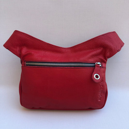 Special Red &amp; Black - Silver Natural BioCuir® Leather Exclusive Part No. 9862