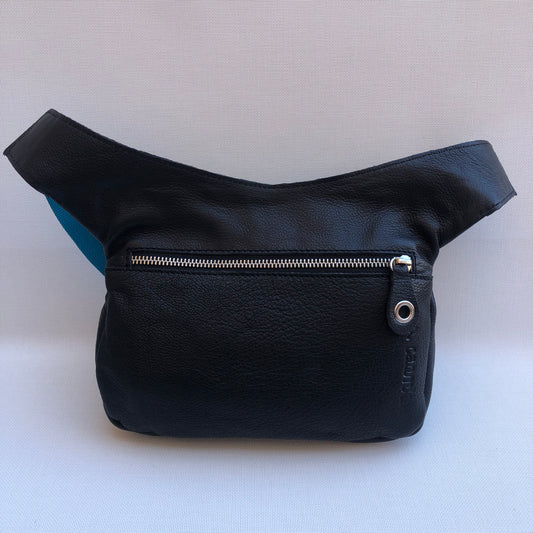 Special Black &amp; Colors - Silver BioCuir® natural leather Unique Piece No. 10.011