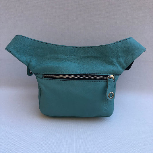 Mini Special Turquesa & Mandalas · Piel natural BioCuir® · Pieza Única Núm. 9820