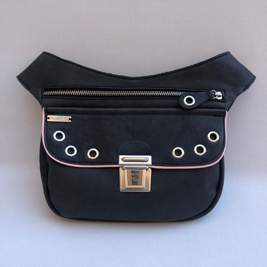 Premium Gray Circles &amp; Silver Natural BioCuir® Leather Exclusive Part No. 9865
