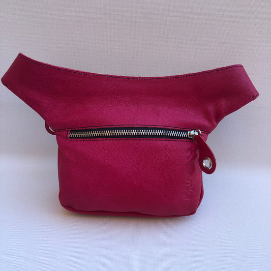 Mini Special Fuchsia & Turquoise · BioCuir® natural leather · Exclusive Piece No. 9831