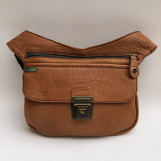 Classic Brown &amp; Old Gold Natural BioCuir® Leather Exclusive Part No. 10372