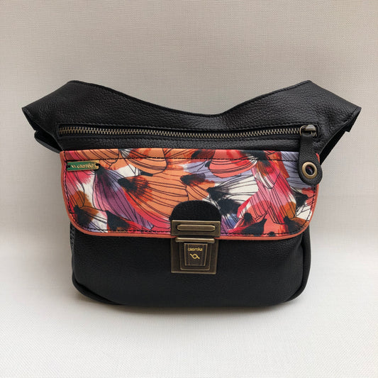 Black & Art Flowers · Piel natural BioCuir® · Pieza Única Núm. 10.027